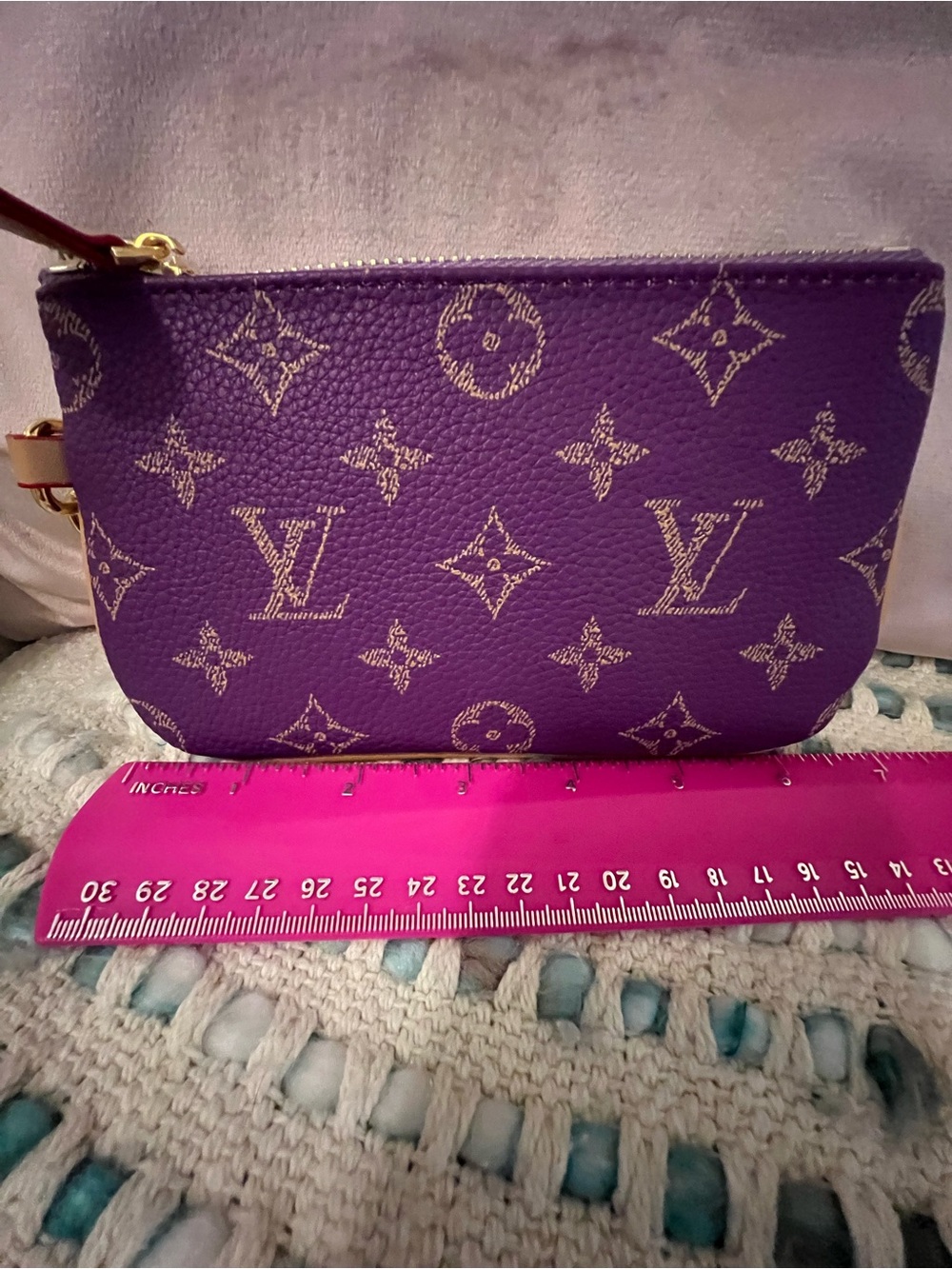 INSPIRED Purple Monogram Bandoulière Crossbody with Pouch - Picture 6 of 14